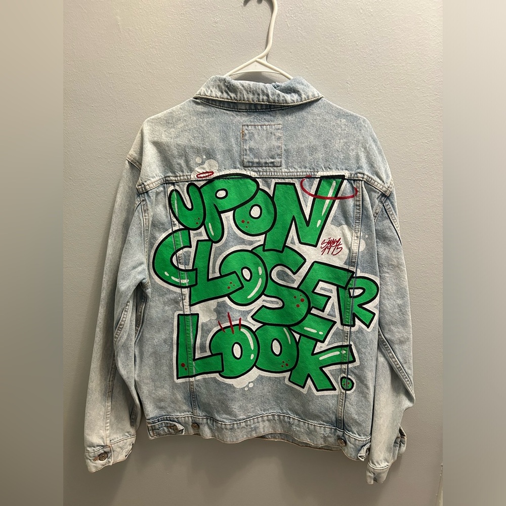 NWOT MENS JEAN JACKET - Picture 3 of 3